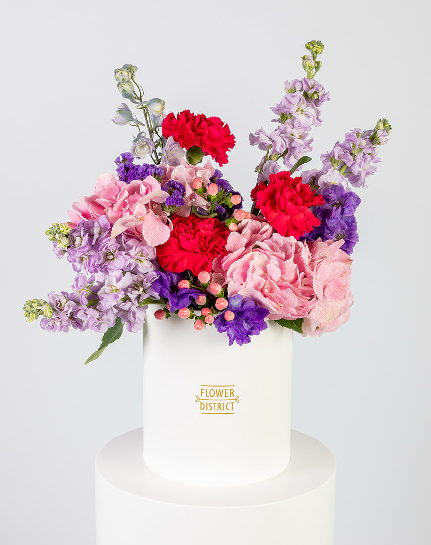 Pink & Purple Harmony Medium Box Arrangement - Image 5