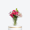 Pink Radiance Lily And Rose Vase