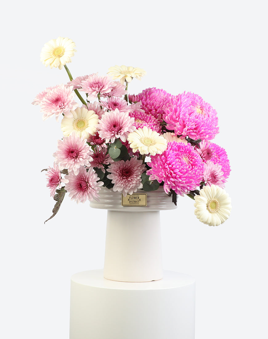 Pink Whisper Flower Vase
