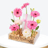 Pink Whisper Small Acrylic Tray With Money Box
