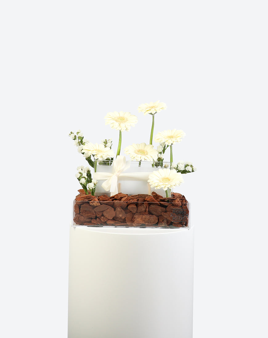 Pure Grace Small Acrylic Tray With Money Box