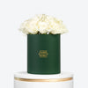Pure White Roses Medium Box Arrangement