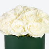Pure White Roses Medium Box Arrangement