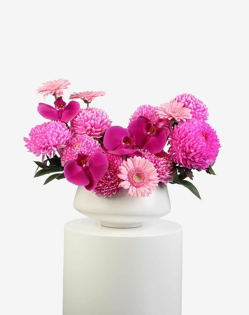 Purple Bloom Flower Vase