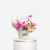 Rose Pink Garden Basket