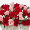 Rosy Elegance Large Rose Basket Arrangement