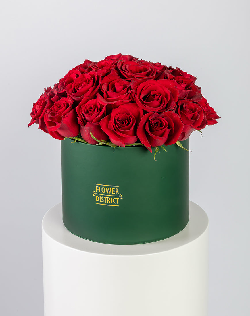 Royal Red Rose Large Box Arrangement - Image 4