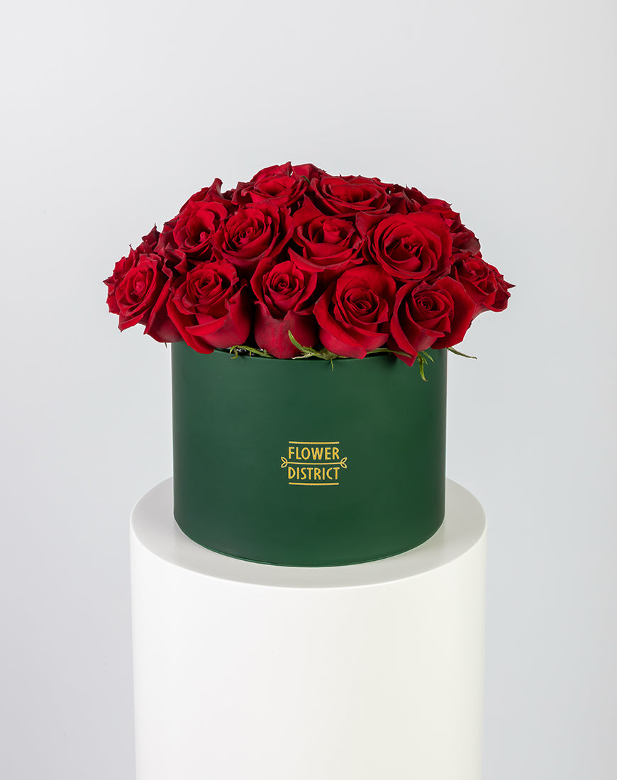 Royal Red Rose Large Box Arrangement - Image 5