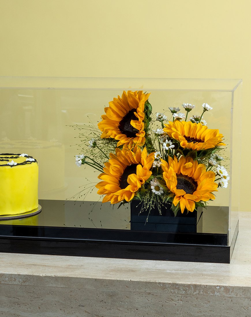 Sunflower & Yellow Cake Box - Image 3