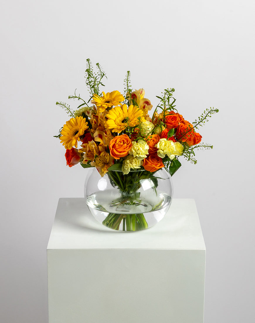 Sunset Burst In Round Vase - Image 5