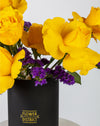 Sunshine Yellow Small Box Arrangement - Image 3