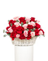 Sweet Blossom Medium Rose Basket Arrangement