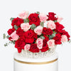 Sweet Blossom Medium Rose Basket Arrangement