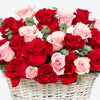 Sweet Blossom Medium Rose Basket Arrangement