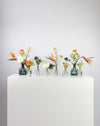 Tropical Charm Glass Bottle Flower Set