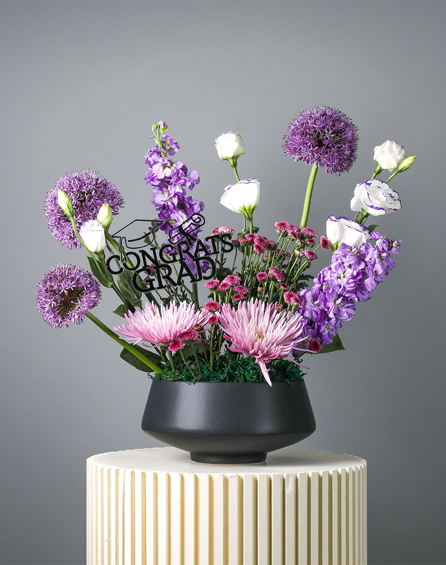Violet Crown Flower Arrangement