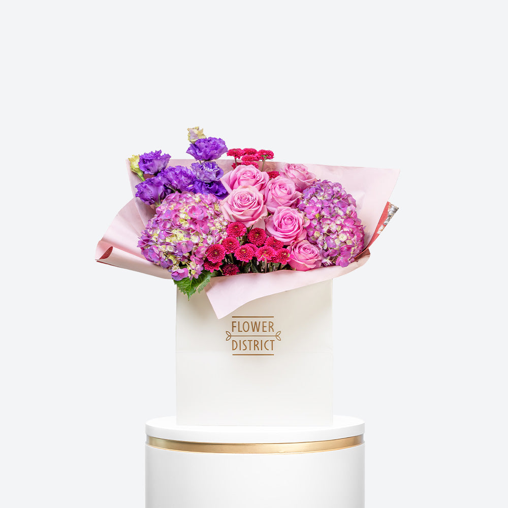 Violet Rose Bouquet