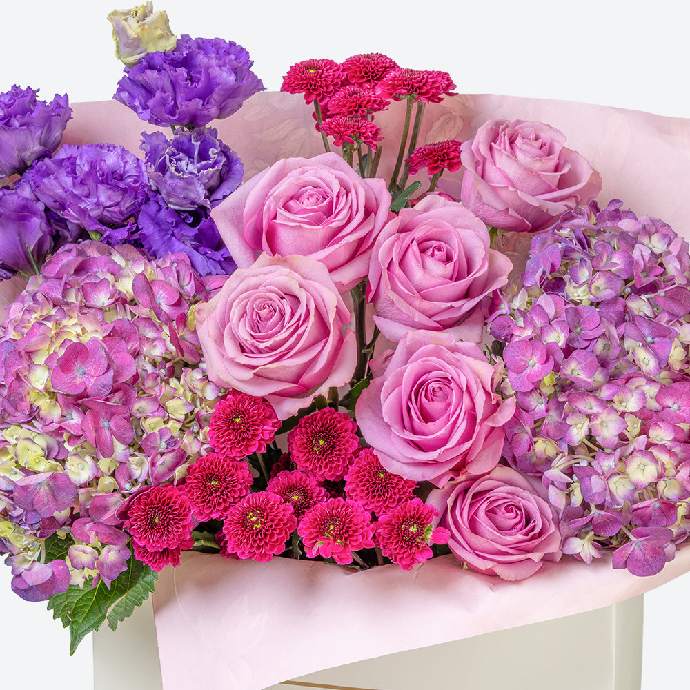 Violet Rose Bouquet