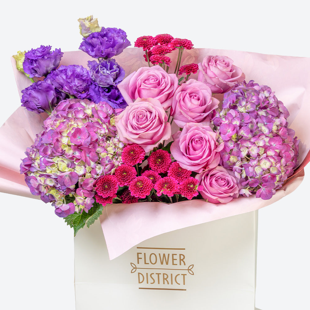 Violet Rose Bouquet