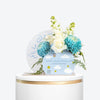 Welcome Baby Boy Floral Stand