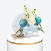 Welcome Baby Boy Floral Stand