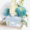 Welcome Baby Boy Floral Stand