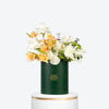 White & Yellow Glow Medium Box arrangement