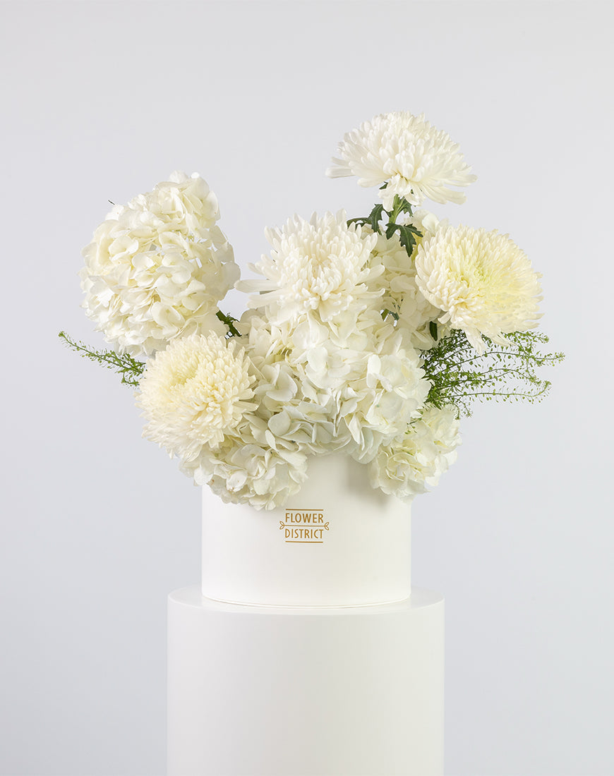 White Elegance Large Flower Box