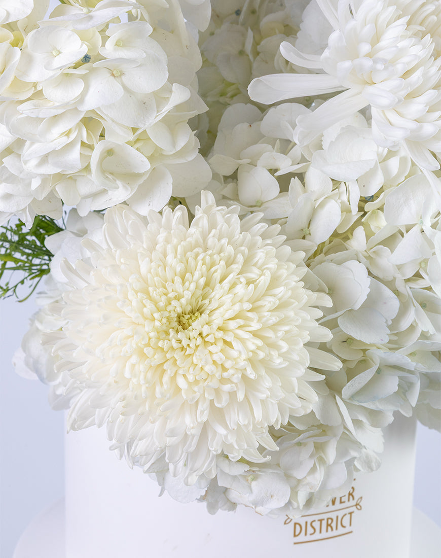 White Elegance Large Flower Box - Image 2