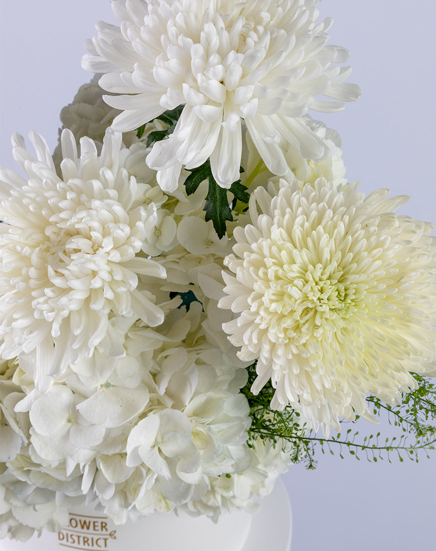 White Elegance Large Flower Box - Image 3