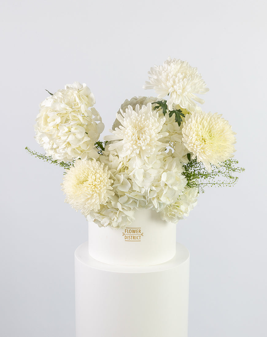 White Elegance Large Flower Box - Image 5