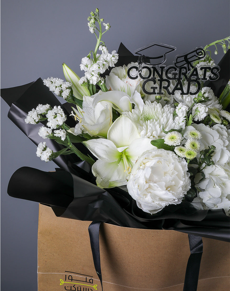 White Glory Flower Arrangement - Image 2