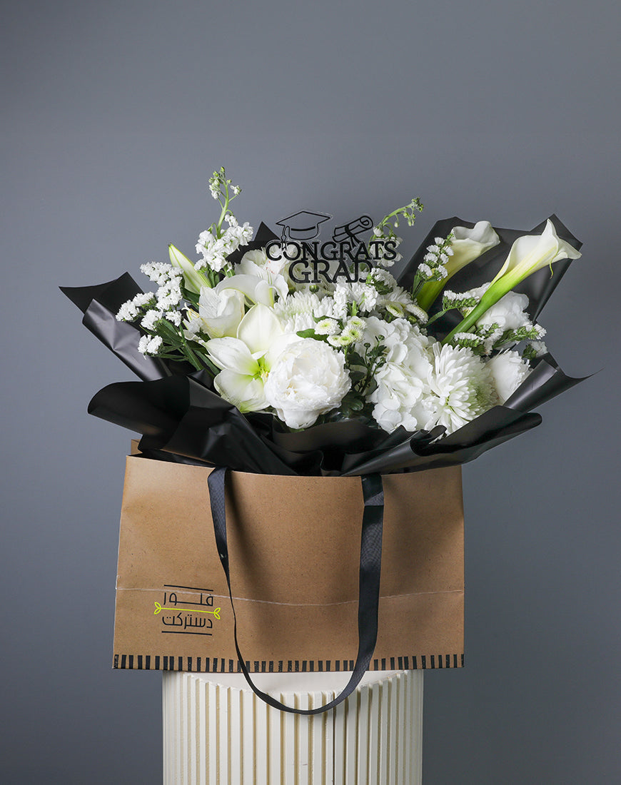 White Glory Flower Arrangement - Image 5