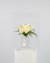 White Rose & Asparagus Bridal Bouquet