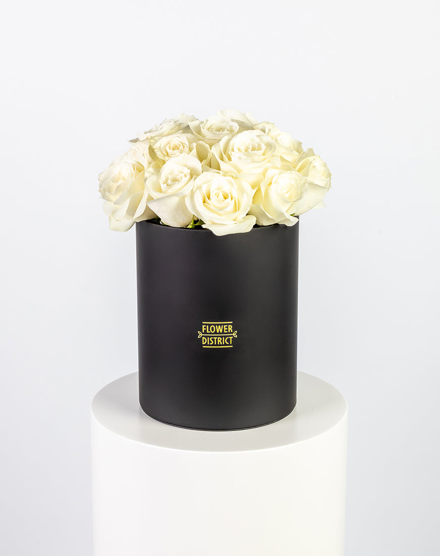 White Rose Medium Box Arrangement - Image 3