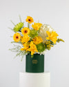 Yellow Charm Medium Flower Box