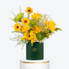 Yellow Charm Medium Flower Box