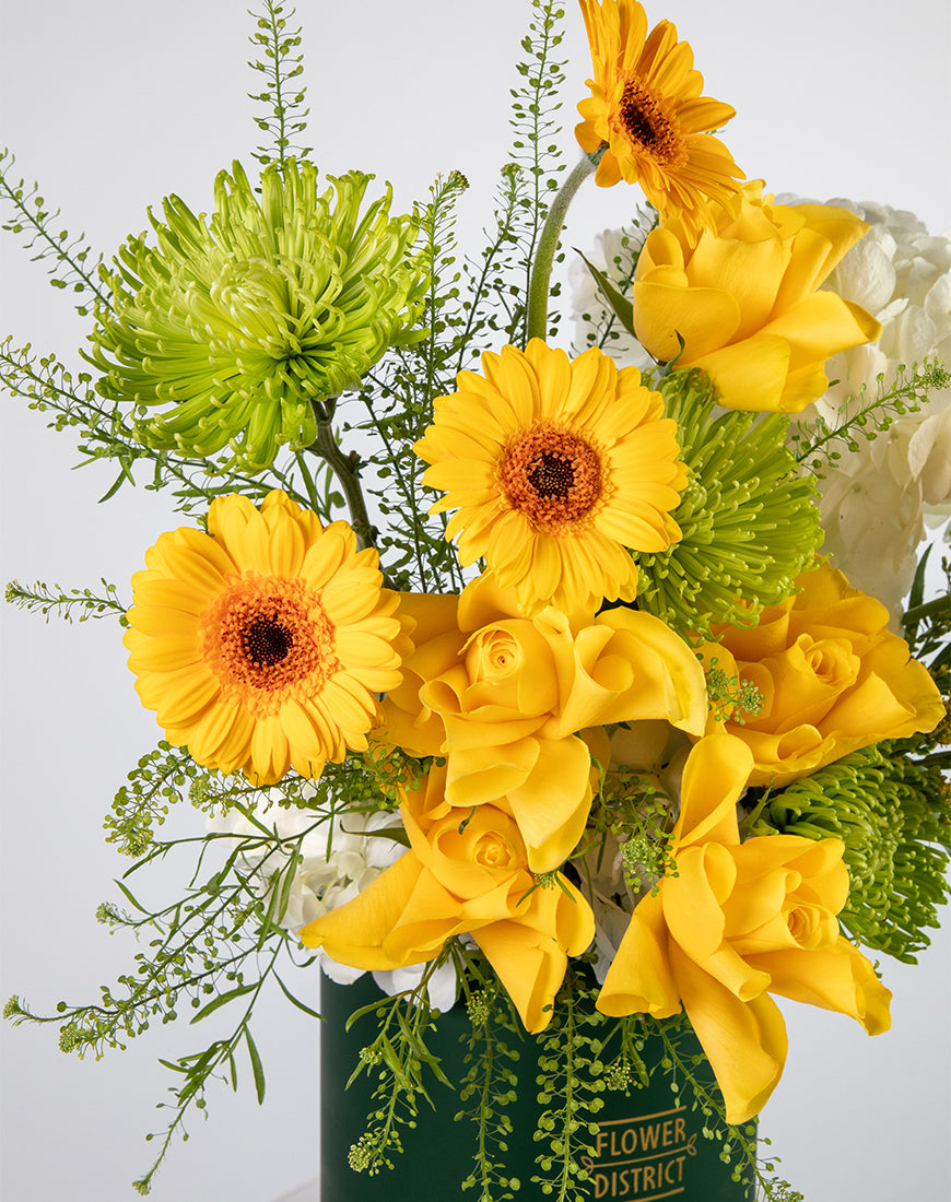 Yellow Charm Medium Flower Box - Image 2