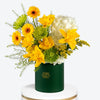 Yellow Charm Medium Flower Box