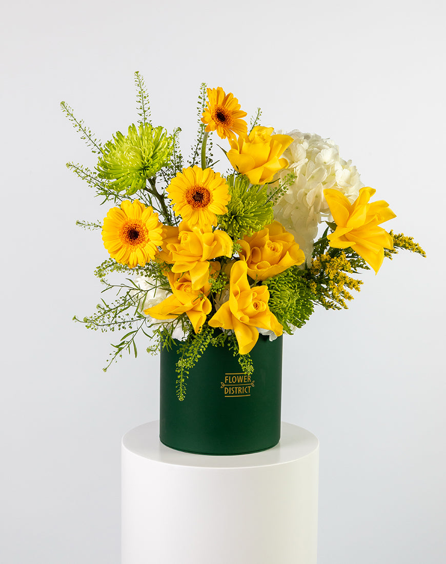 Yellow Charm Medium Flower Box - Image 4