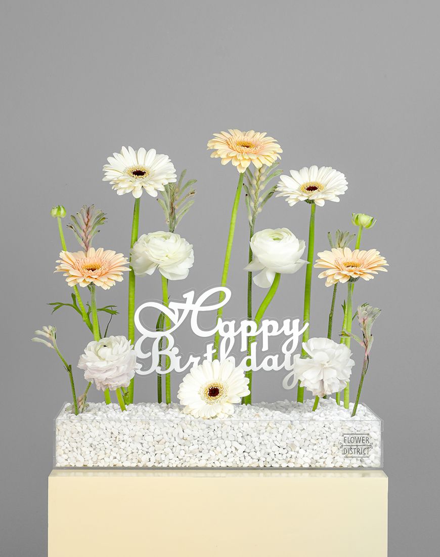 Picture of Birthday Bliss Blooms Tray