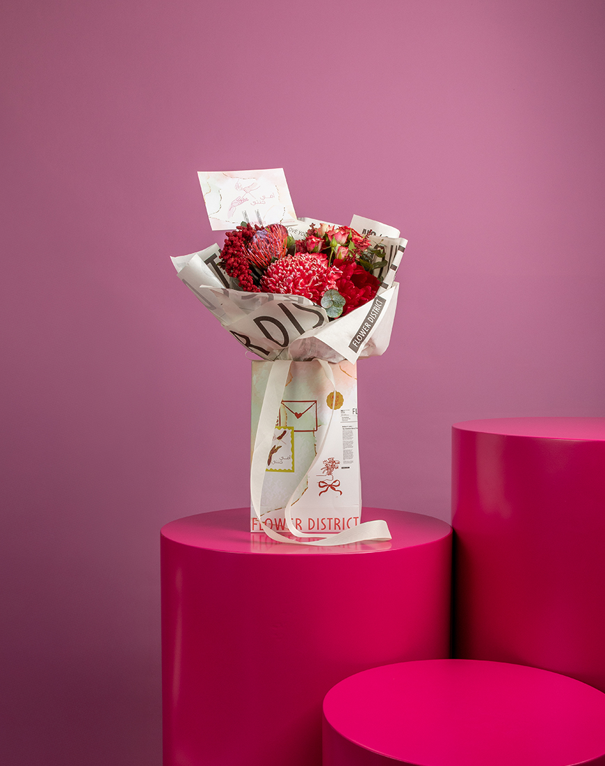 Picture of Mother’s Day Crimson Elegance Bouquet
