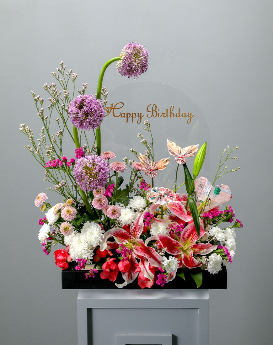 Picture of Birthday Acrylic Stand In Black Box