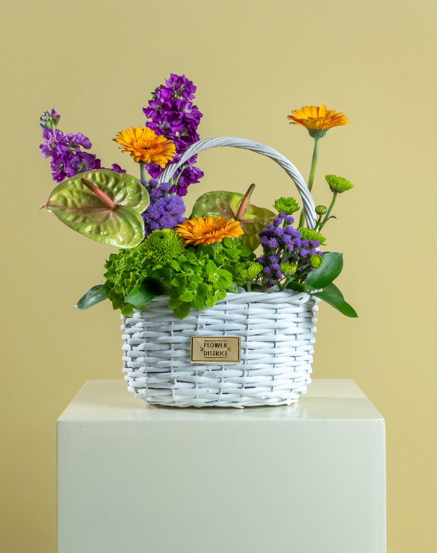 Picture of Purple Bloom Basket