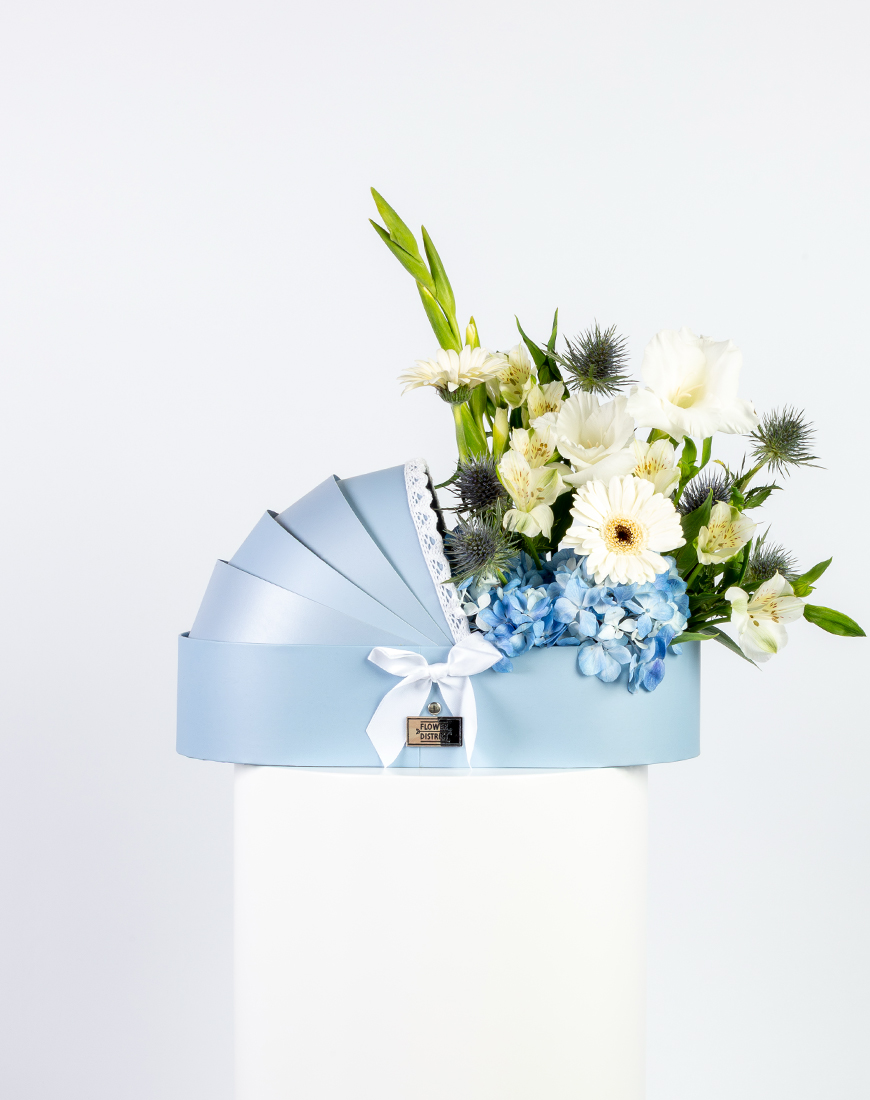 Picture of Baby Boy Born Flower Arrangement