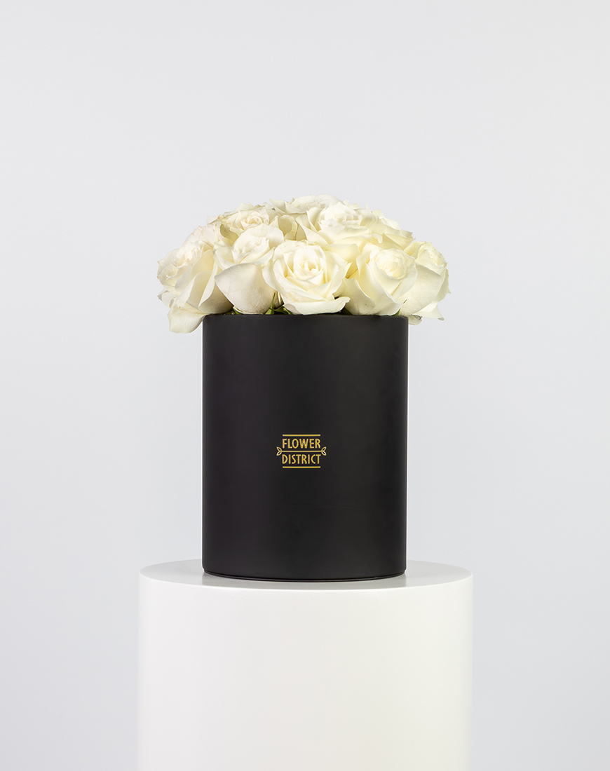 Picture of White Rose Medium Box Arrangement
