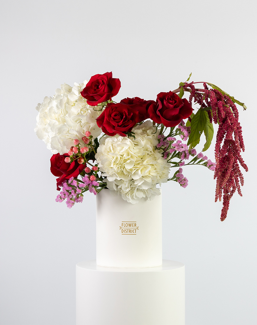 Picture of Red Elegance Medium Flower Box