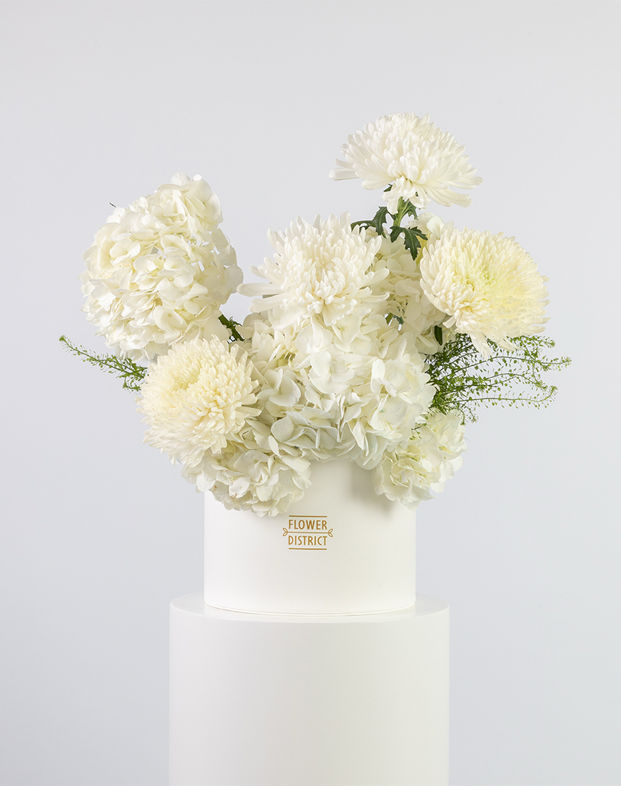 Picture of White Elegance Large Flower Box
