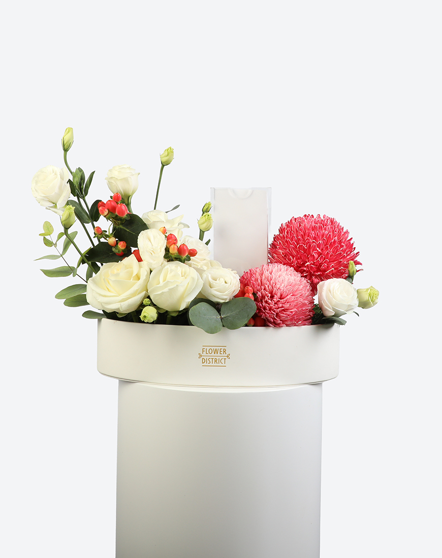 Picture of Blush Harmony Leather Tray With Money Box