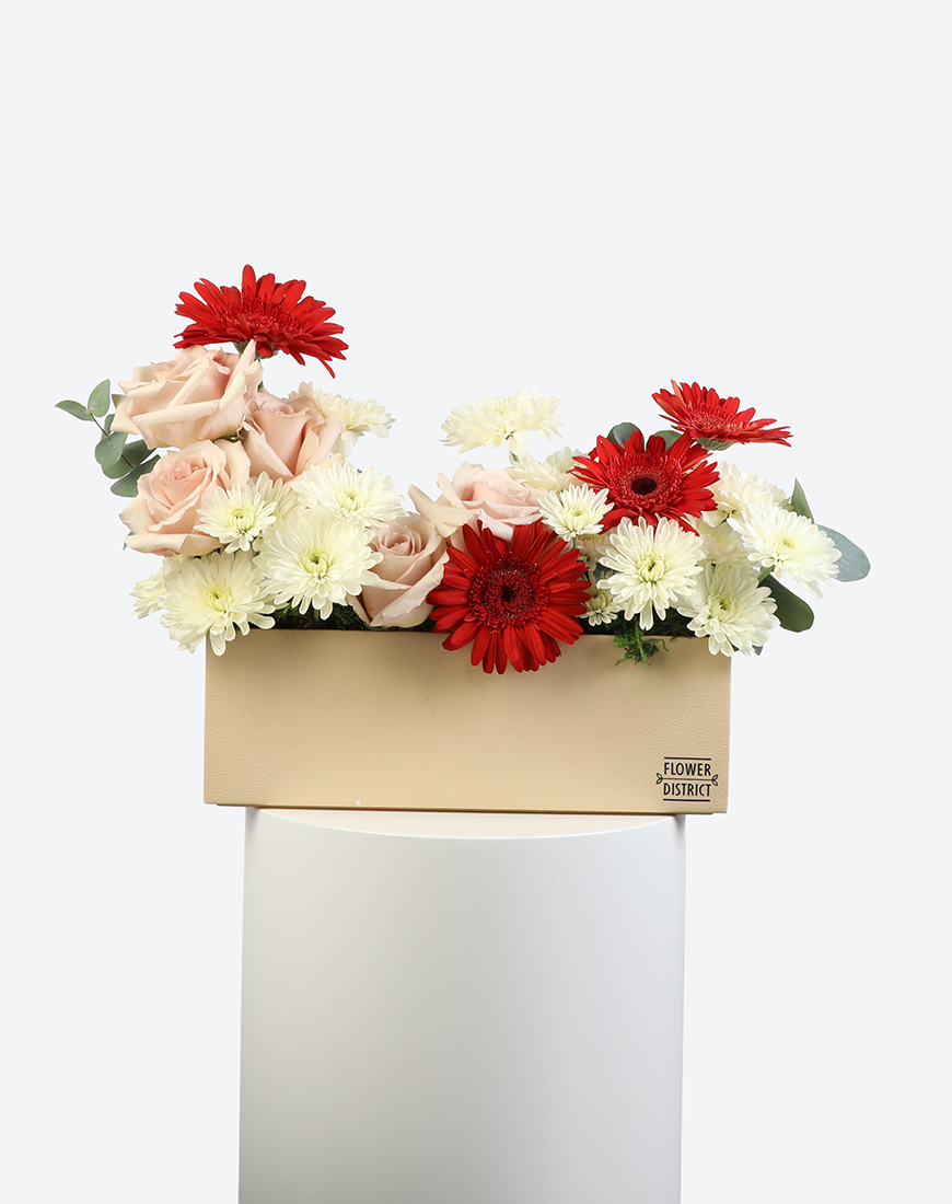 Picture of Crimson Charm Leather Tray